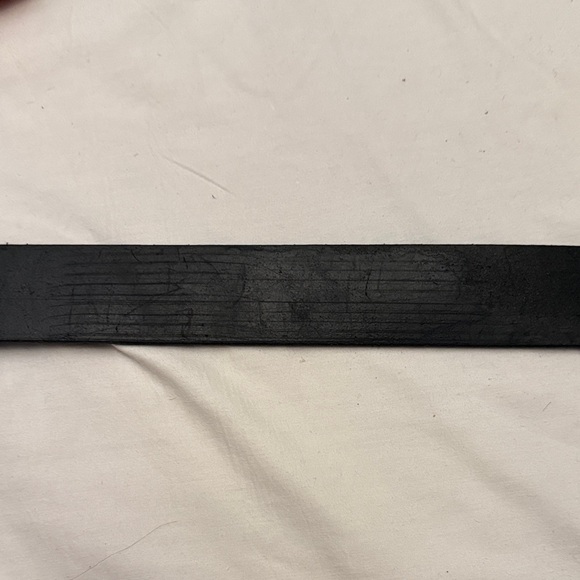 Harley-Davidson Black Belt genuine leather with solid brass hardware made in USA - Picture 4 of 12